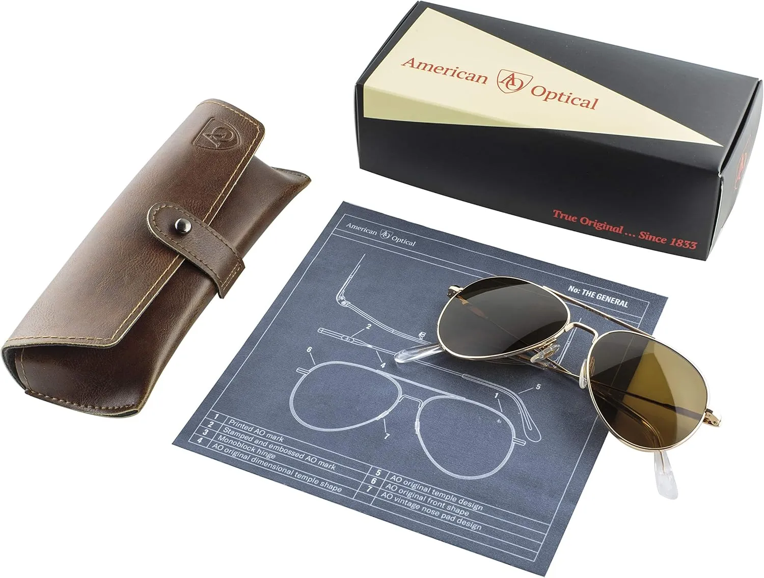 AO General Sunglasses - AOLite Nylon Lenses
