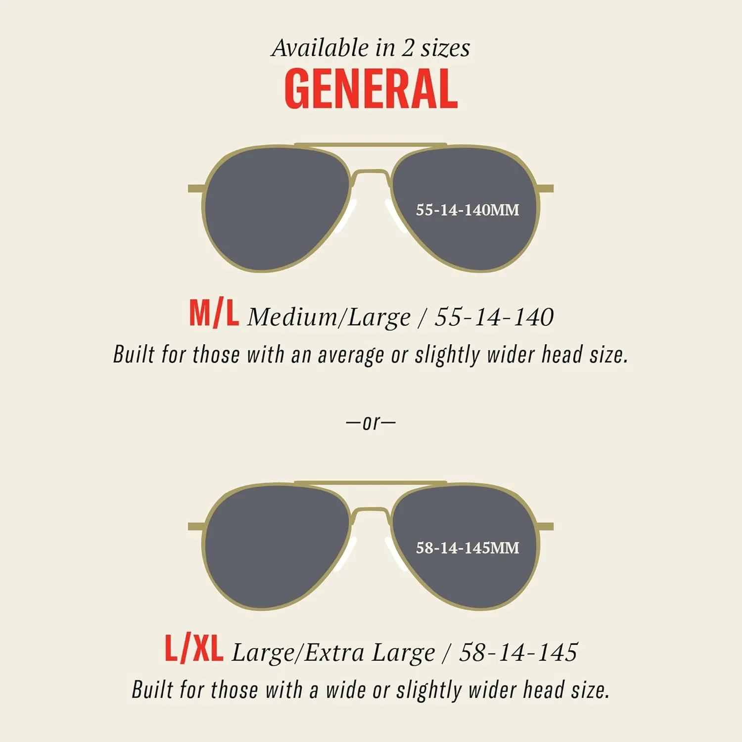 AO General Sunglasses - AOLite Nylon Lenses