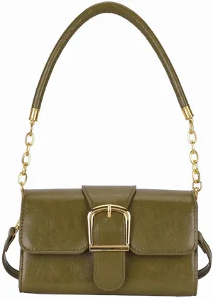 Aoekaff Shoulder Purse For Women Vintage Pu Leather Cute Small Shoulder Bag Retro Classic Handbags With Removable Strap