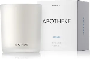 Apotheke Luxury Scented Candles for Home, Canvas - Aromatherapy Jar Candle with Soy Wax Blend