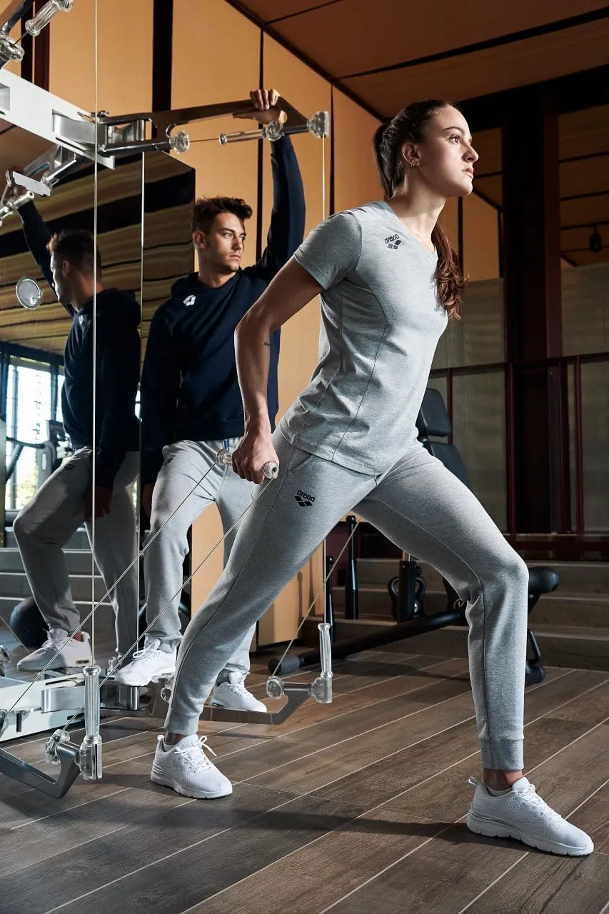 ARENA Team Unisex Solid T-Shirt Short Sleeve Crew Neck Regular Fit Workout Top Men's and Women's Quick Dry Active Tee