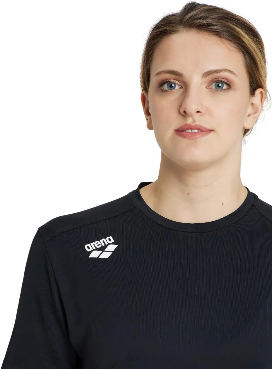 ARENA Team Unisex Solid T-Shirt Short Sleeve Crew Neck Regular Fit Workout Top Men's and Women's Quick Dry Active Tee