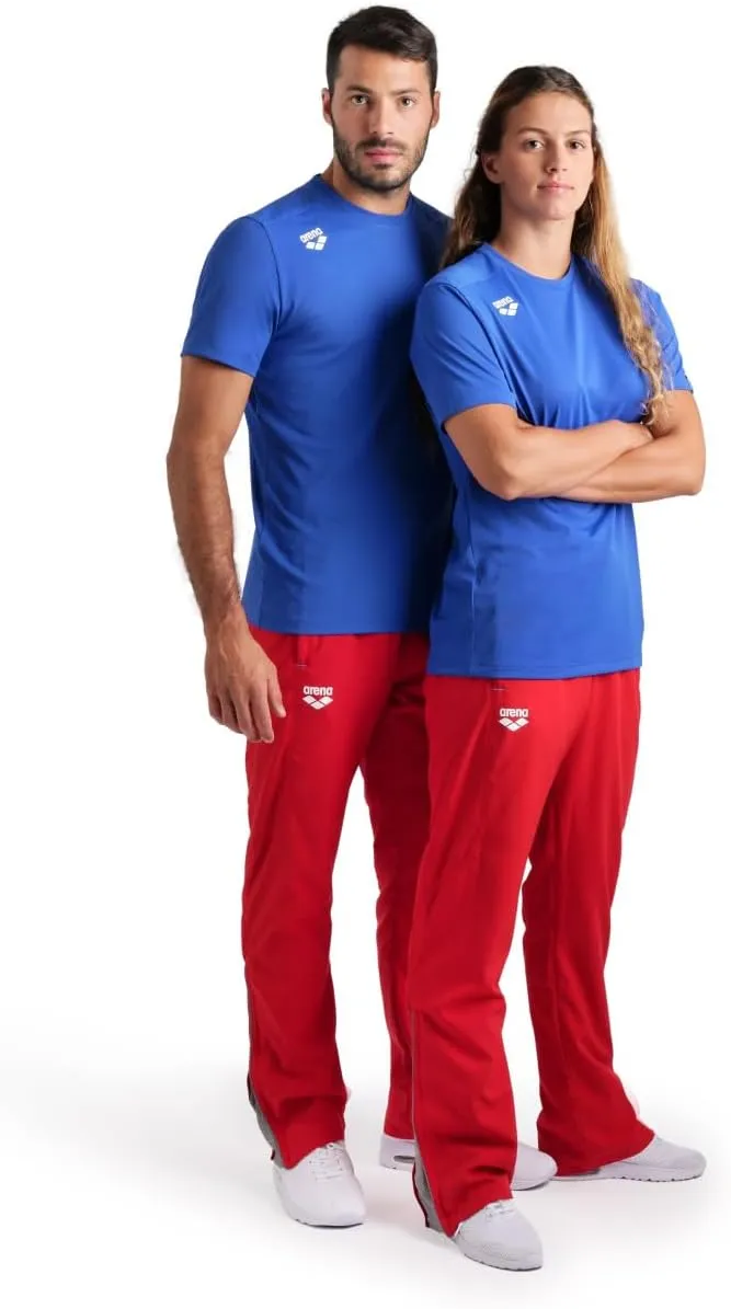ARENA Team Unisex Solid T-Shirt Short Sleeve Crew Neck Regular Fit Workout Top Men's and Women's Quick Dry Active Tee