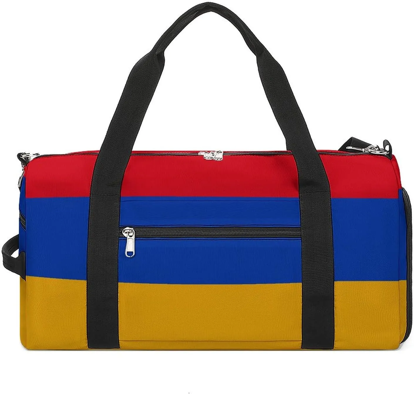 Armenian Flag Gym Bag for Men Women Shoe Compartment Lightweight Travel Tote