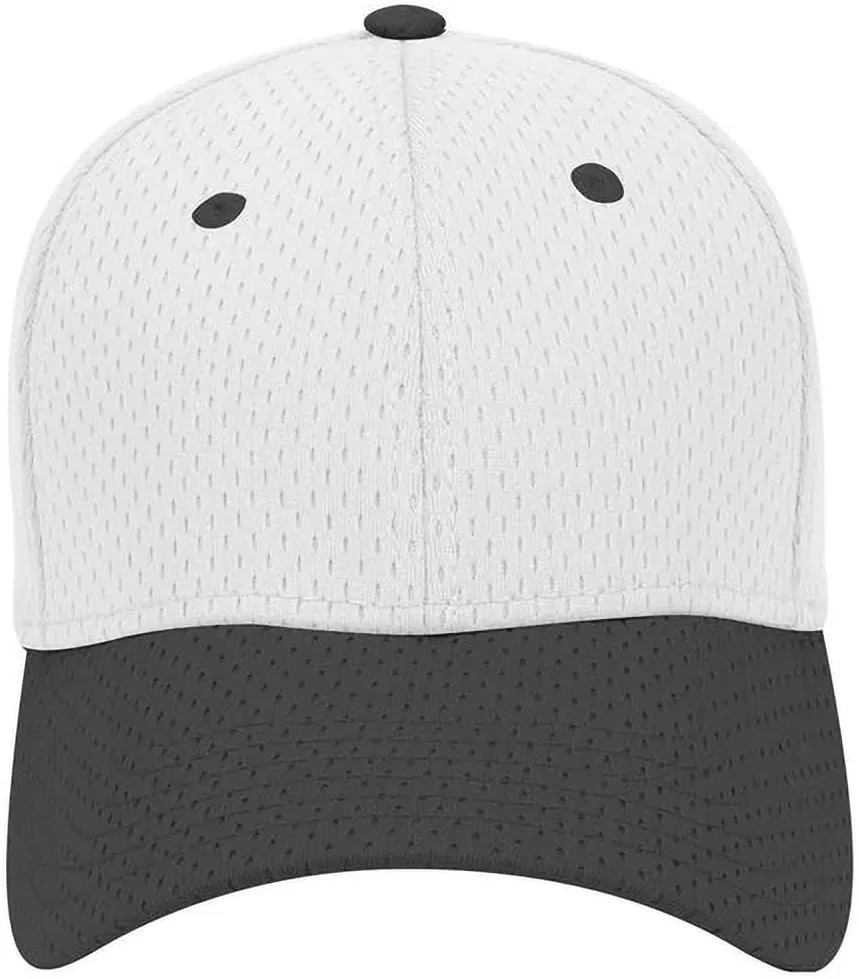 Ashen Fane 6 Panel Polyester Pro Mesh Low Profile Baseball Cap