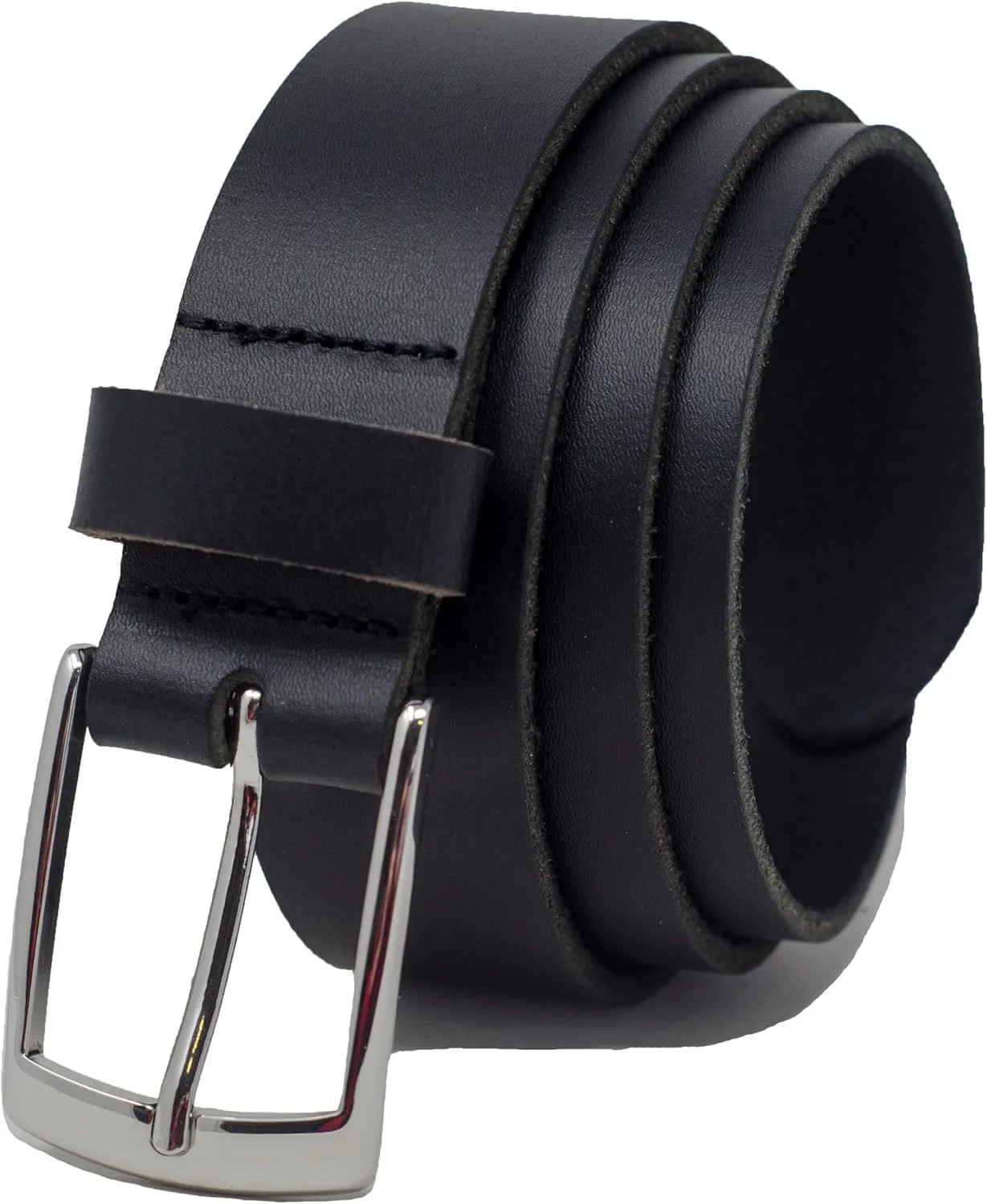 Ashford Ridge Made in England 34mm Full Grain Leather Belt with Classic Buckle