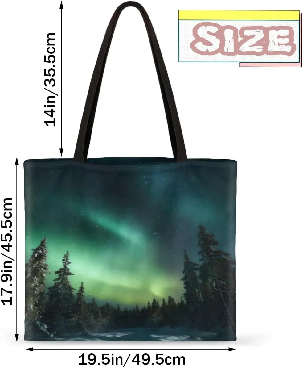 Astronaut Looking Up At Earth Canvas Tote Bag for Women Men Stylish Tote Handbag Shoulder Bag Reusable Grocery Bag