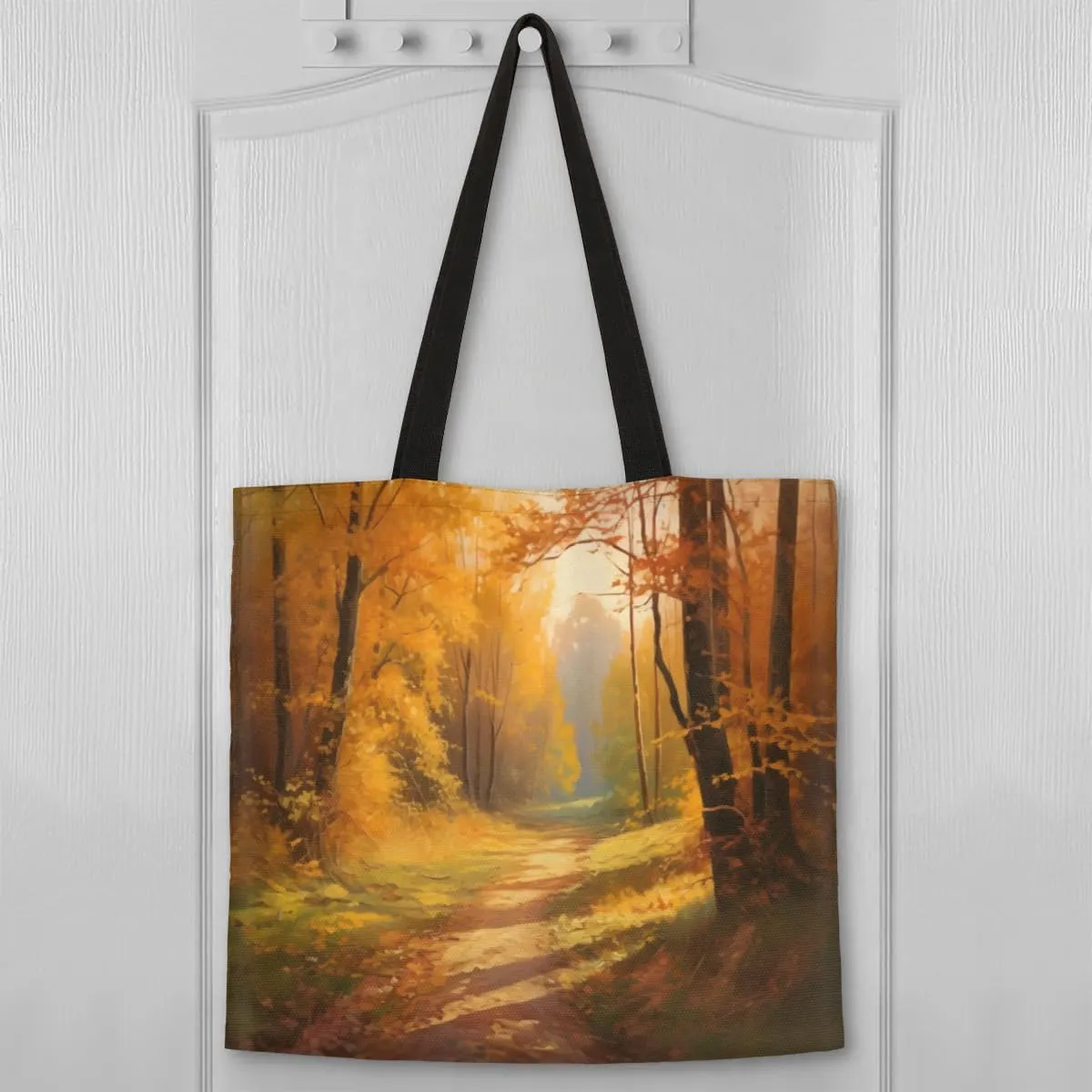 Astronaut Looking Up At Earth Canvas Tote Bag for Women Men Stylish Tote Handbag Shoulder Bag Reusable Grocery Bag