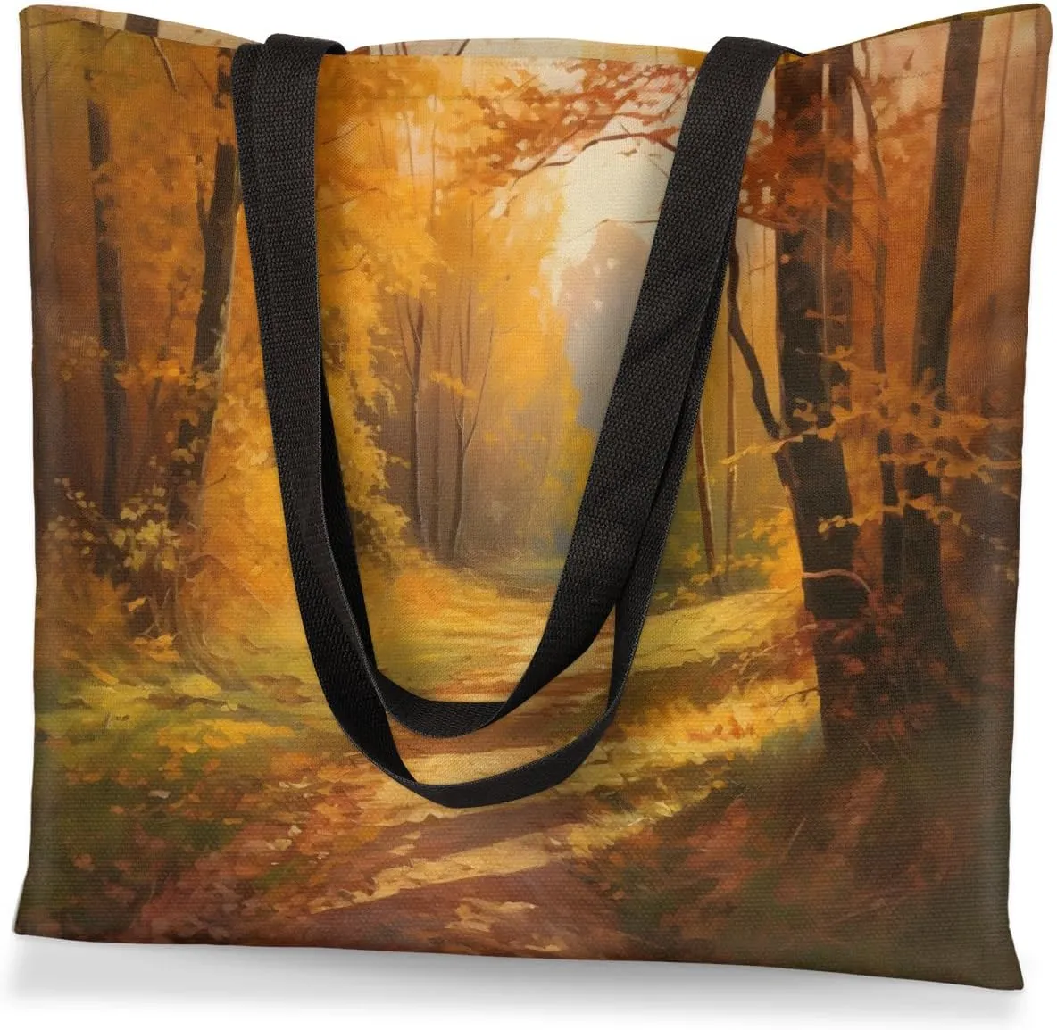 Astronaut Looking Up At Earth Canvas Tote Bag for Women Men Stylish Tote Handbag Shoulder Bag Reusable Grocery Bag