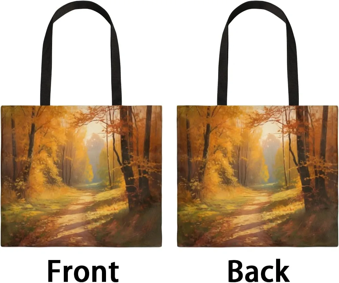 Astronaut Looking Up At Earth Canvas Tote Bag for Women Men Stylish Tote Handbag Shoulder Bag Reusable Grocery Bag
