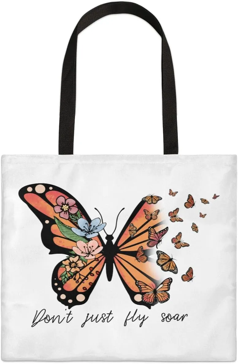 Autumn Fall Leaves Clay Teapot Canvas Tote Bag for Women Men Stylish Tote Handbag Shoulder Bag Reusable Grocery Bag