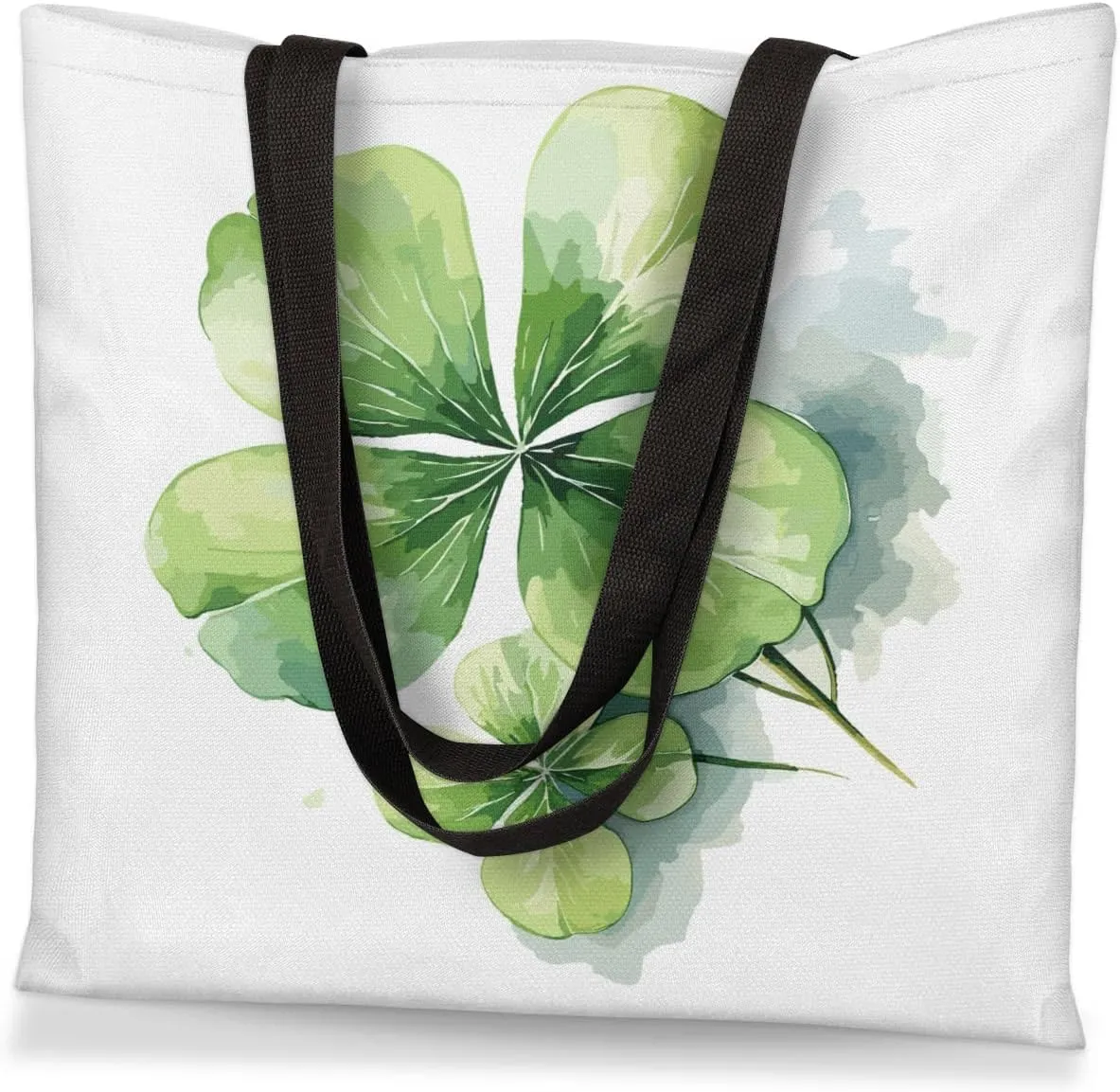 Autumn Fall Leaves Clay Teapot Canvas Tote Bag for Women Men Stylish Tote Handbag Shoulder Bag Reusable Grocery Bag