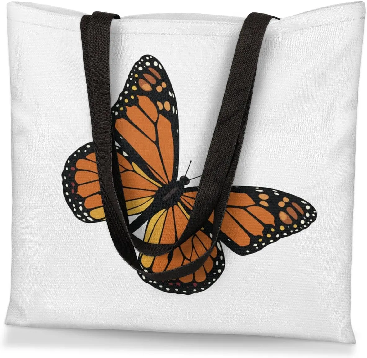 Autumn Fall Leaves Clay Teapot Canvas Tote Bag for Women Men Stylish Tote Handbag Shoulder Bag Reusable Grocery Bag