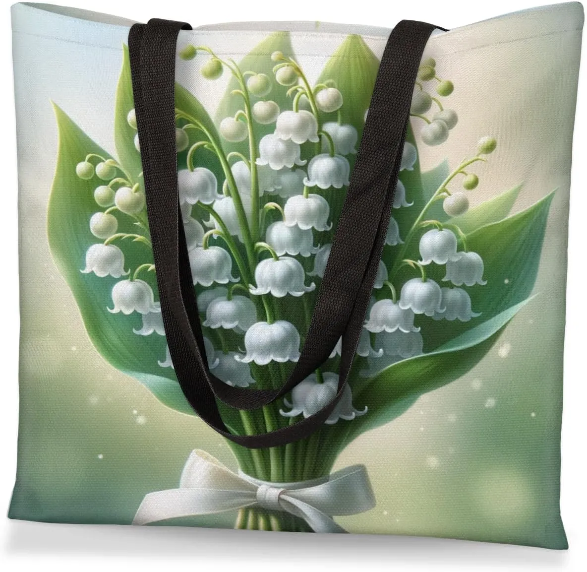 Autumn Park Trees Fall Foliages Canvas Tote Bag for Women Men Stylish Tote Handbag Shoulder Bag Reusable Grocery Bag
