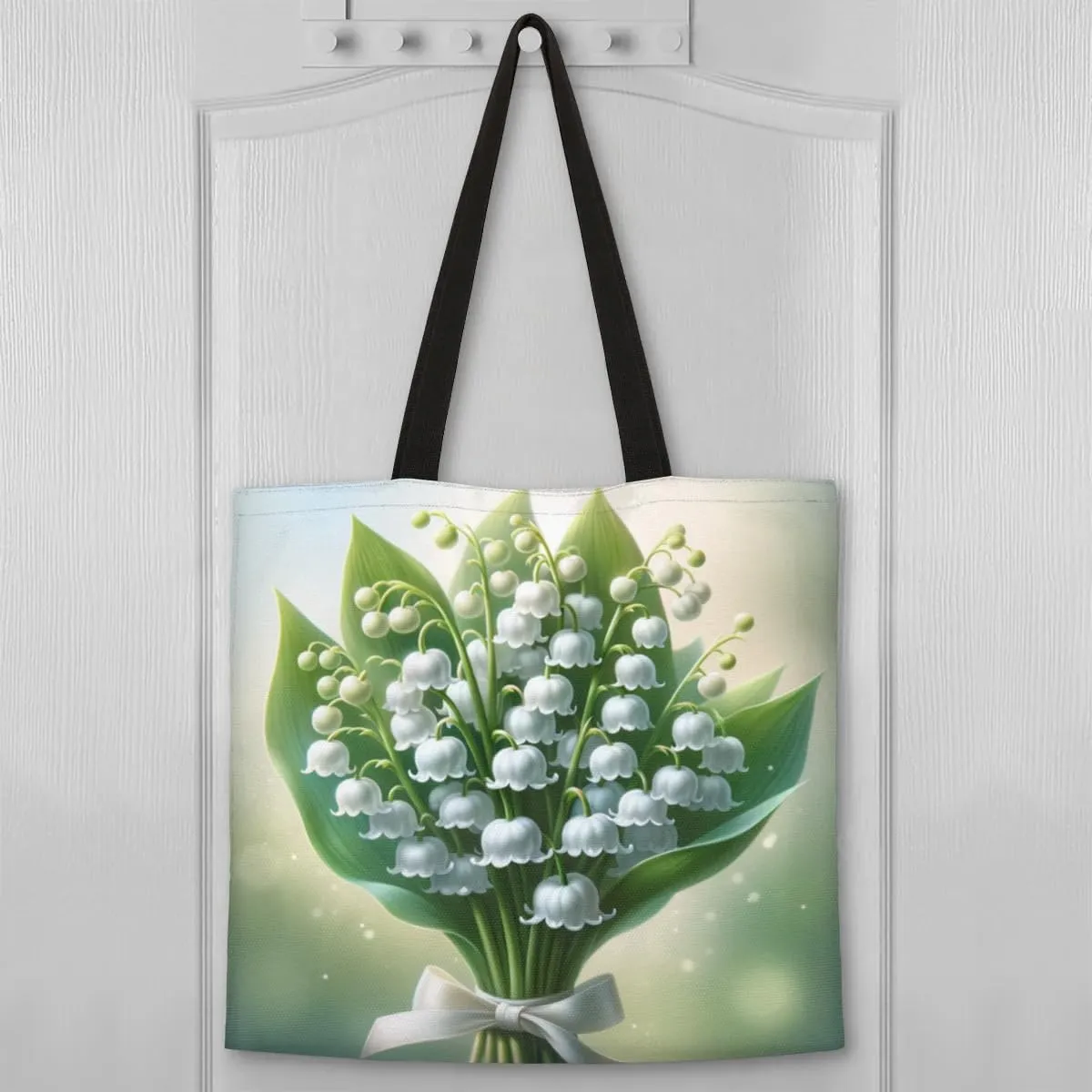 Autumn Park Trees Fall Foliages Canvas Tote Bag for Women Men Stylish Tote Handbag Shoulder Bag Reusable Grocery Bag