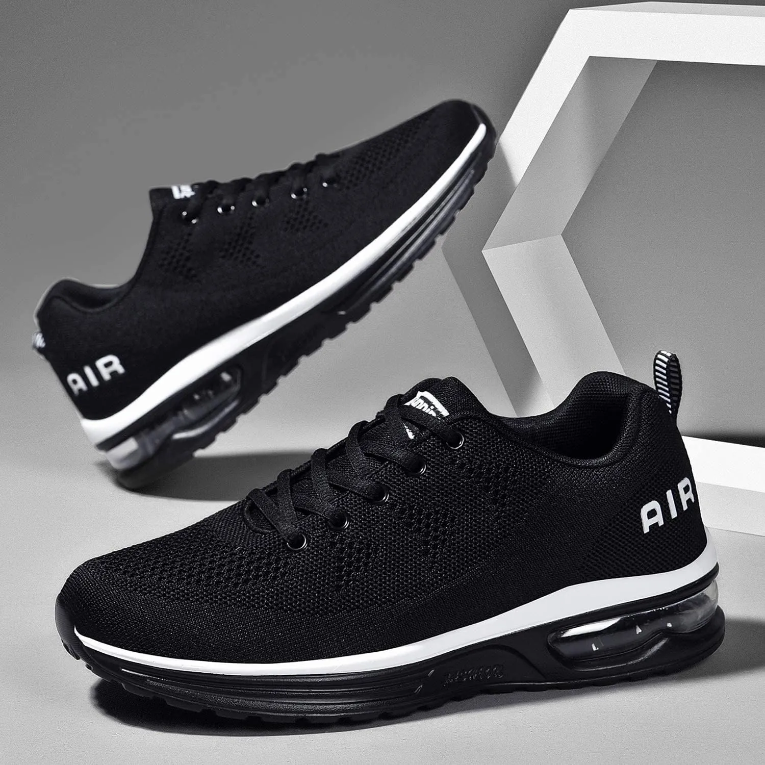 Azooken Mens Sports Footwear Tennis Breathable Jogging Lightweight Shoes
