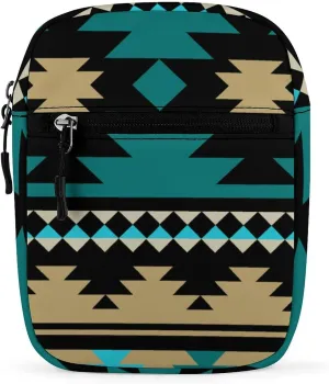 Aztec Geometric Ethnic Patterns Crossbody Bag Small Shoulder Bag Waterproof, Lightweight And Convenient