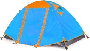 Backpacking Tent Instant Pop Up Tent 2-3 Person Lightweight Camping Tent for Outdoor Hiking Climbing Travel (Color : A) (B)
