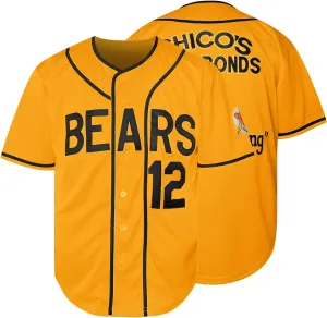 Bad News Bears #12 Tanner Boyle Movie 1976 Chico's Bail Bonds Baseball Jersey