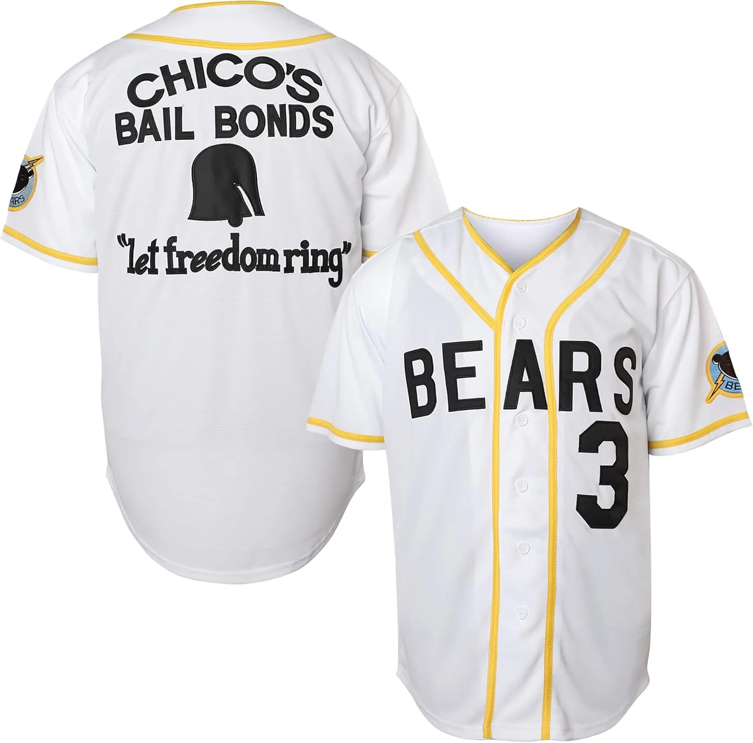 Bad News Bears Movie Baseball Jersey for Men,12 Tanner Boyle 3 Kelly Leak 1976 Chico's Bail Bonds Sports Shirt S-3XL