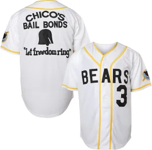 Bad News Bears Movie Baseball Jersey for Men,12 Tanner Boyle 3 Kelly Leak 1976 Chico's Bail Bonds Sports Shirt S-3XL