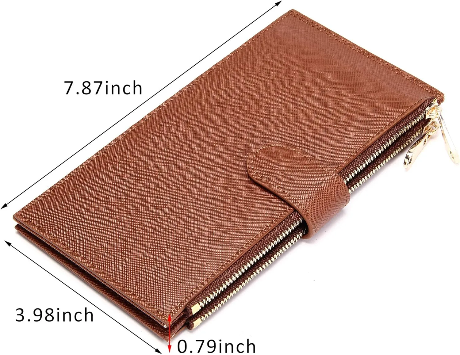 Badiya Womens Wallet RFID Blocking Bifold Multi Card Holder Wallets Large Capacity Cellphone Purse with Zipper Pocket Gift