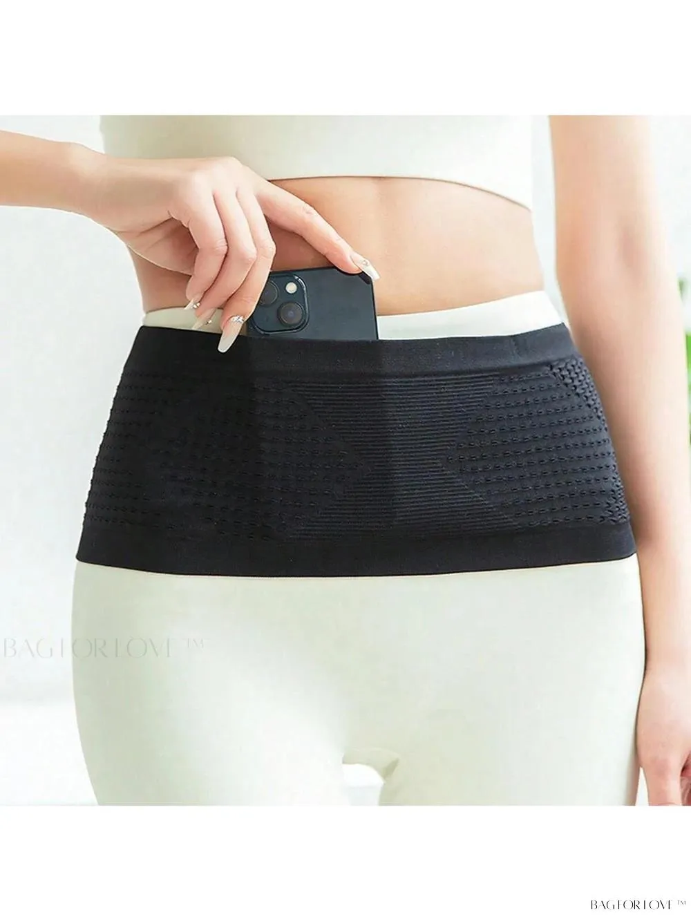 BagForLove - Breathable Running Belt Storage Bag with Elasticity and Phone Holder