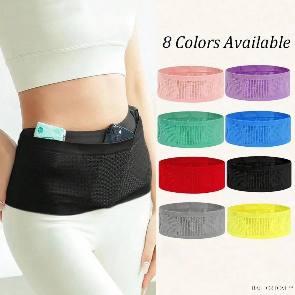 BagForLove - Breathable Running Belt Storage Bag with Elasticity and Phone Holder