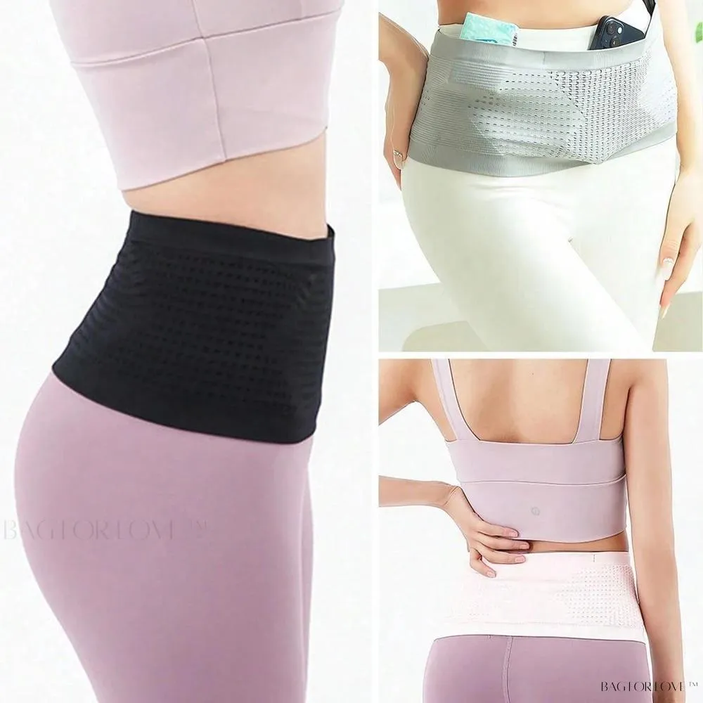BagForLove - Breathable Running Belt Storage Bag with Elasticity and Phone Holder