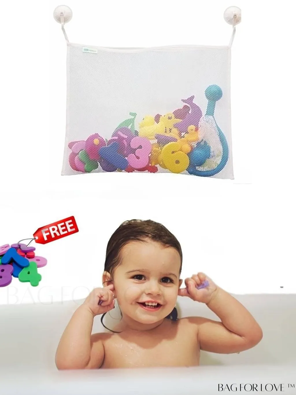 BagForLove - Efficient Quick-Dry Shower Organizer - Streamline Toiletry Accessory Storage