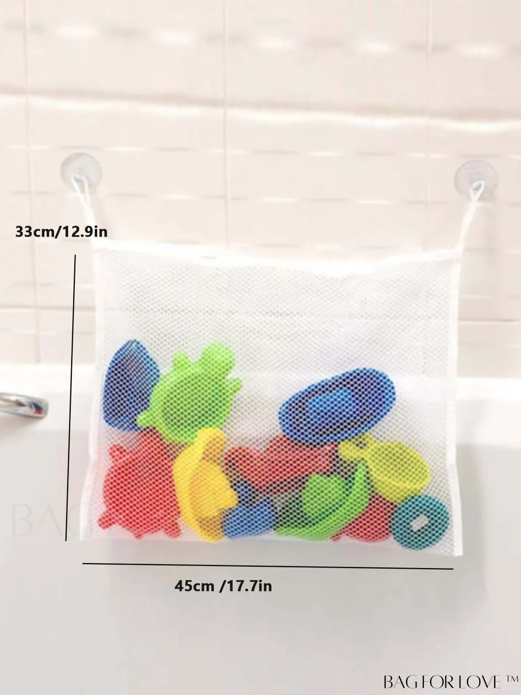 BagForLove - Efficient Quick-Dry Shower Organizer - Streamline Toiletry Accessory Storage