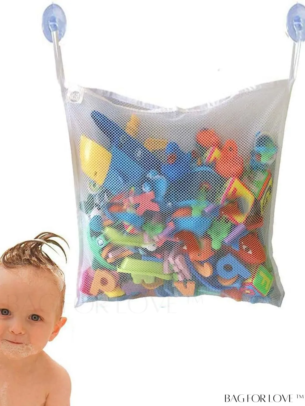 BagForLove - Efficient Quick-Dry Shower Organizer - Streamline Toiletry Accessory Storage