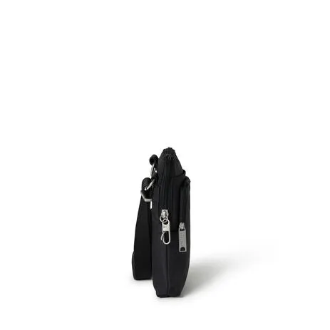 BAGGALLINI AAC459 BLACK SECURTEX ACTIVITY CROSSBODY