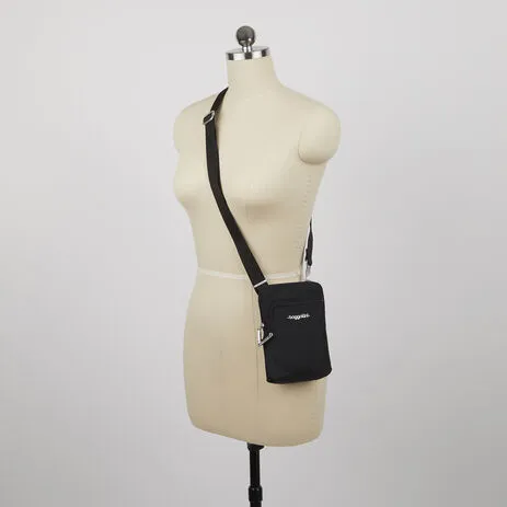 BAGGALLINI AAC459 BLACK SECURTEX ACTIVITY CROSSBODY