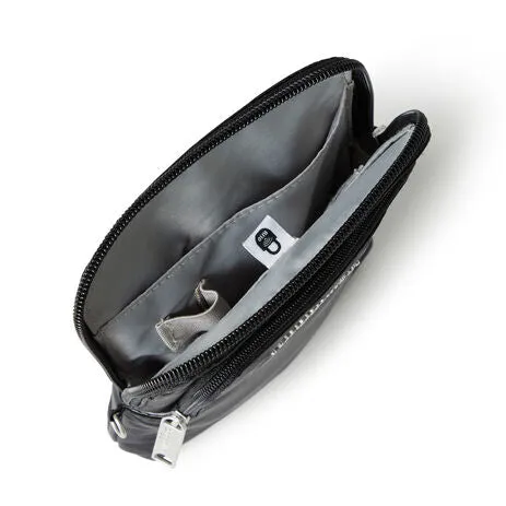 BAGGALLINI AAC459 BLACK SECURTEX ACTIVITY CROSSBODY