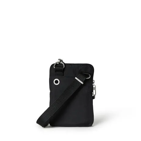 BAGGALLINI AAC459 BLACK SECURTEX ACTIVITY CROSSBODY