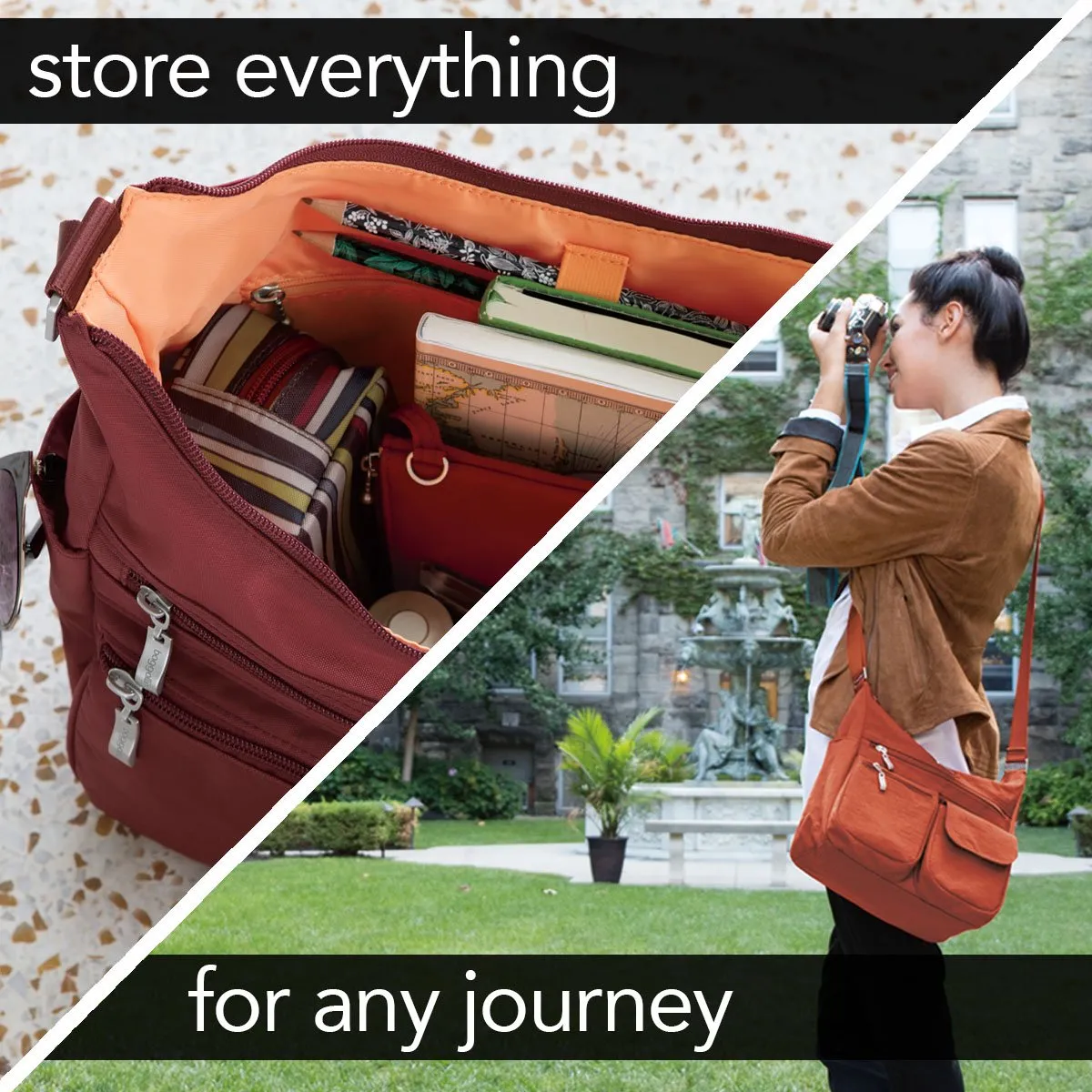 Baggallini Everywhere Bagg With RFID
