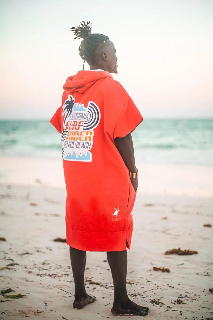 BayWatch men's quick-dry surfing poncho / change robe