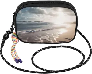 Beach and Sunshine Crossbody Bags for Women Cell Phone Purses Women's Shoulder Handbags Wallet Purse with Adjustable Strap