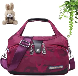 Beautifuldeer Anti Theft Handbag, Beautiful Deer Anti Theft Bag, Large Capacity Waterproof Nylon Handbag