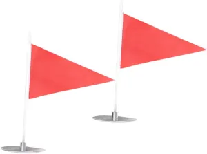 BESPORTBLE 2sets Golf Flag and Cup Kit Compact Portable Putting Cup Detachable Flags for Backyard and Indoor Practice Lightweight Golf Hole Equipment
