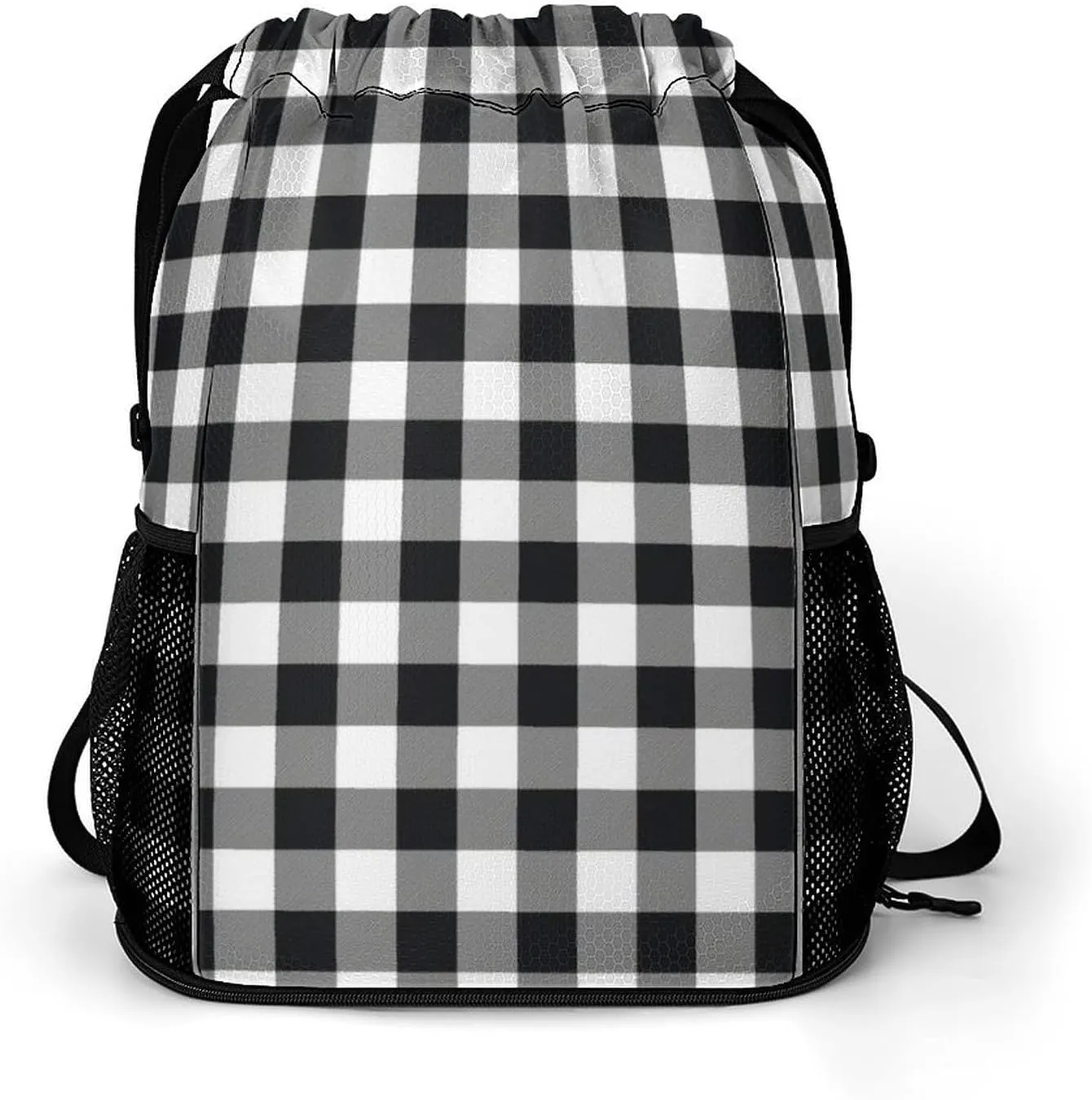 Black White Buffalo Sports Bundle Pocket with Dry Wet Separation Unisex