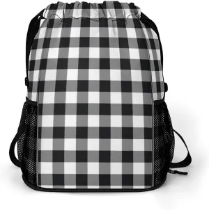 Black White Buffalo Sports Bundle Pocket with Dry Wet Separation Unisex