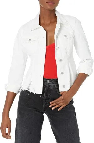[BLANKNYC] Womens Luxury Clothing Denim Trucker JacketLuxury Clothing Denim Trucker Jacket