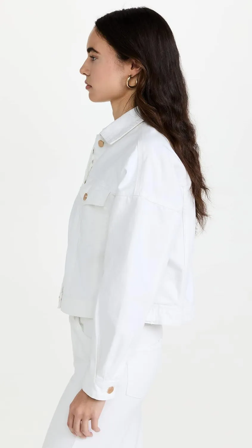 [BLANKNYC] Womens Luxury Clothing Denim Trucker JacketLuxury Clothing Denim Trucker Jacket