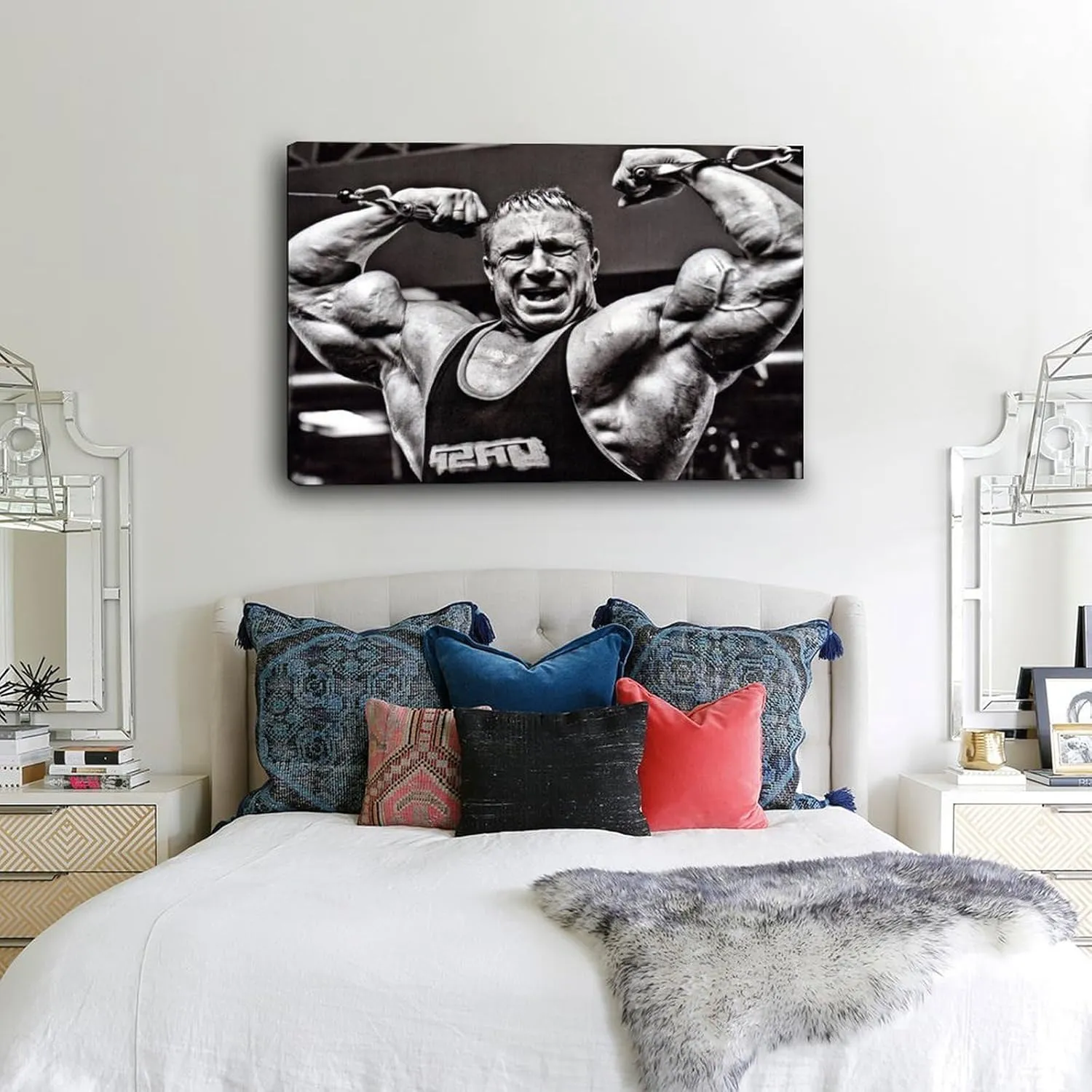 Bodybuilding Markus Ruehl Poster Markus Rühl Fitness Poster (11) Canvas Painting Wall Art Poster for Bedroom Living Room Decor 24x16inch(60x40cm) Frame-style