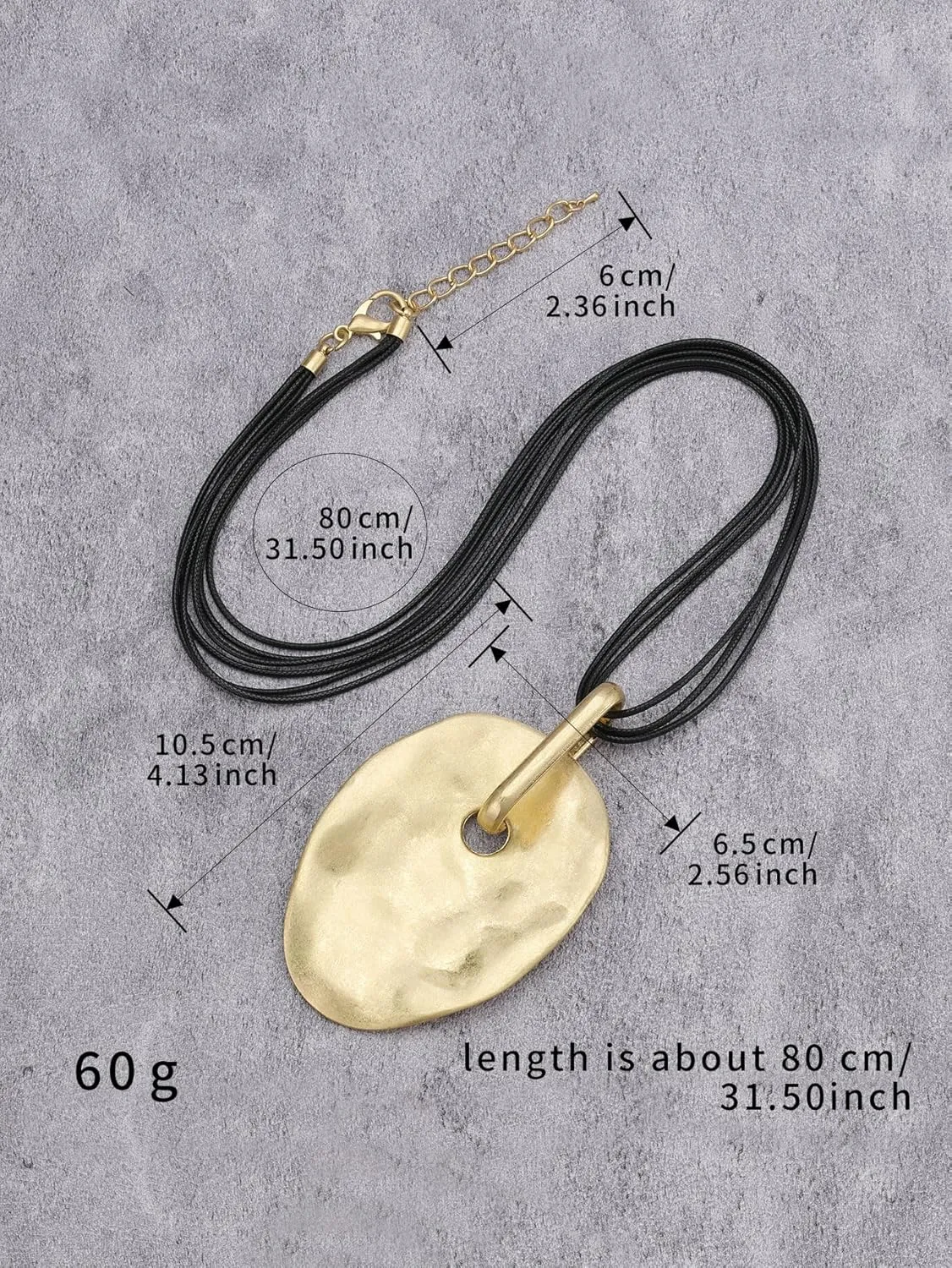 Boho Necklaces for Women Chunky Circle Necklace Layered Boho Circle Leather Choker Necklace Long Vintage Necklaces Bohemian Jewlery Gifts