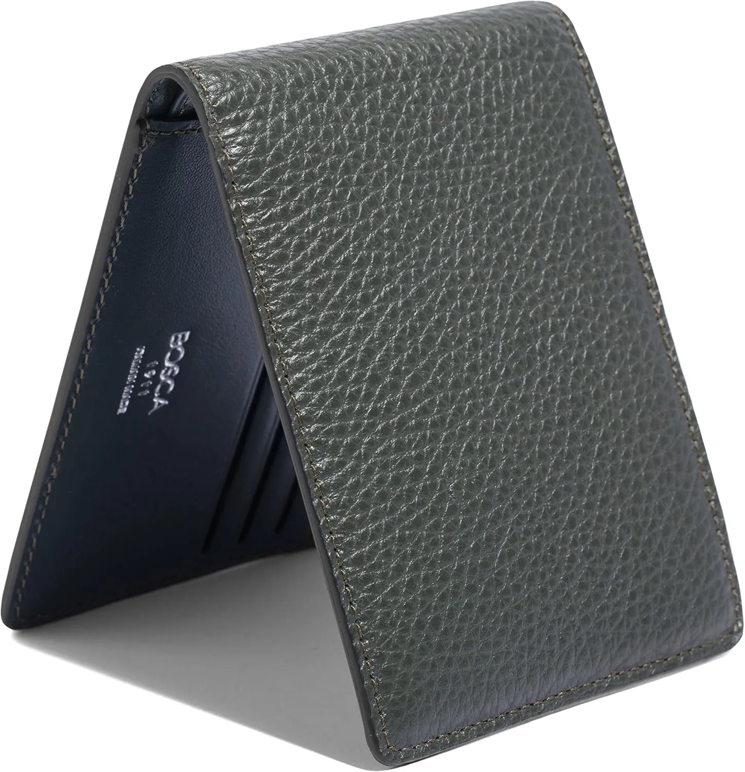 Bosca ITALIA Slim 8-Slot Men's Pocket Wallet Made In Italy, Monfrini Collection