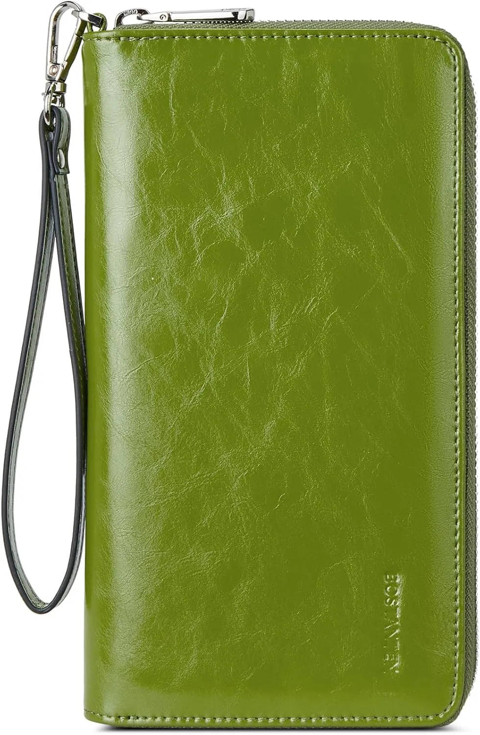 BOSTANTEN Leather Wallet for Women RFID Blocking Zip Around Credit Cards Holder Phone Clutch