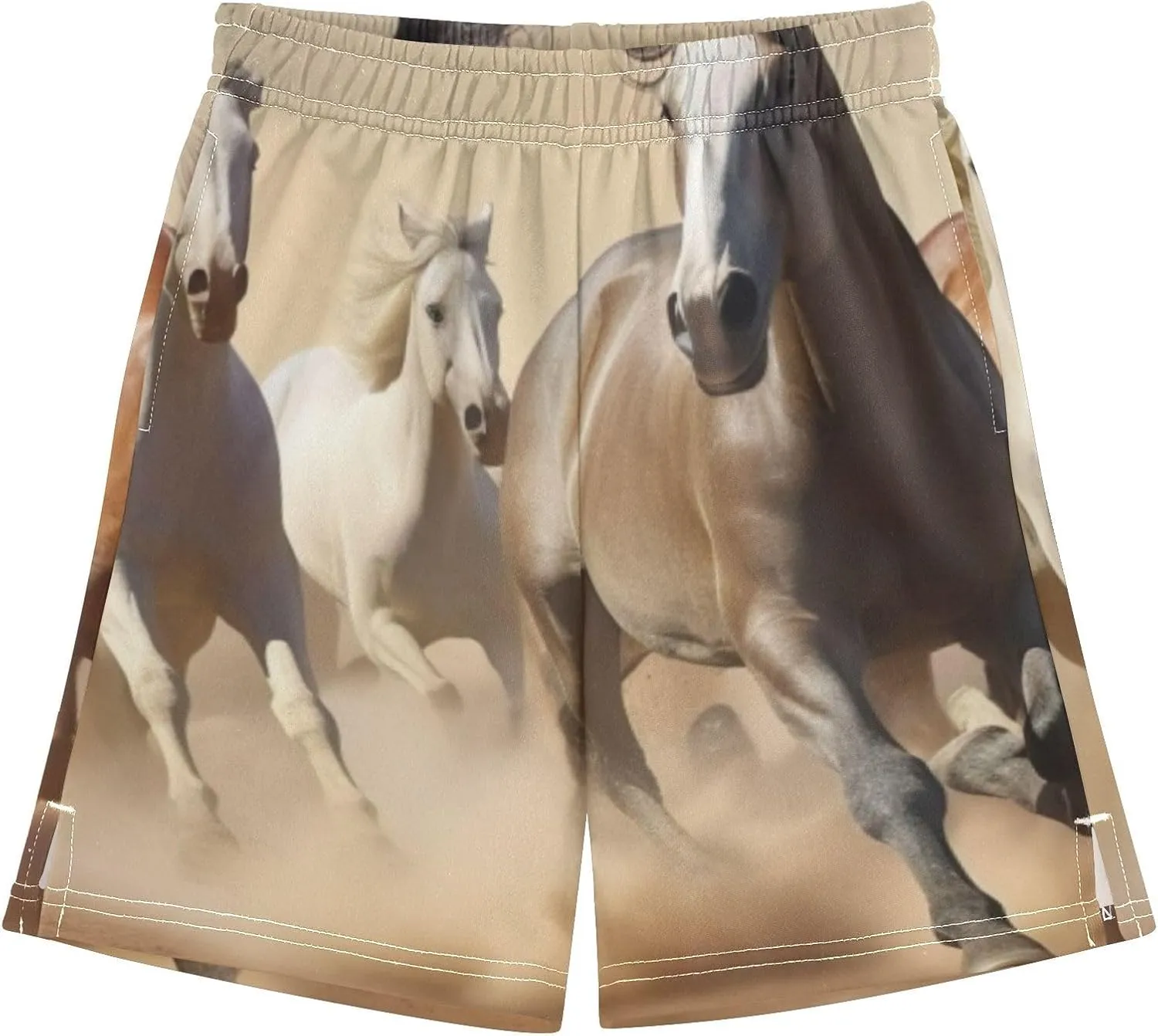 Boys Athletic Shorts Summer Casual Shorts Boys Gym Shorts with Pocket 7-15Y